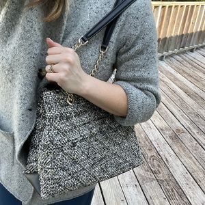 Kate Spade Gold Tweed Purse